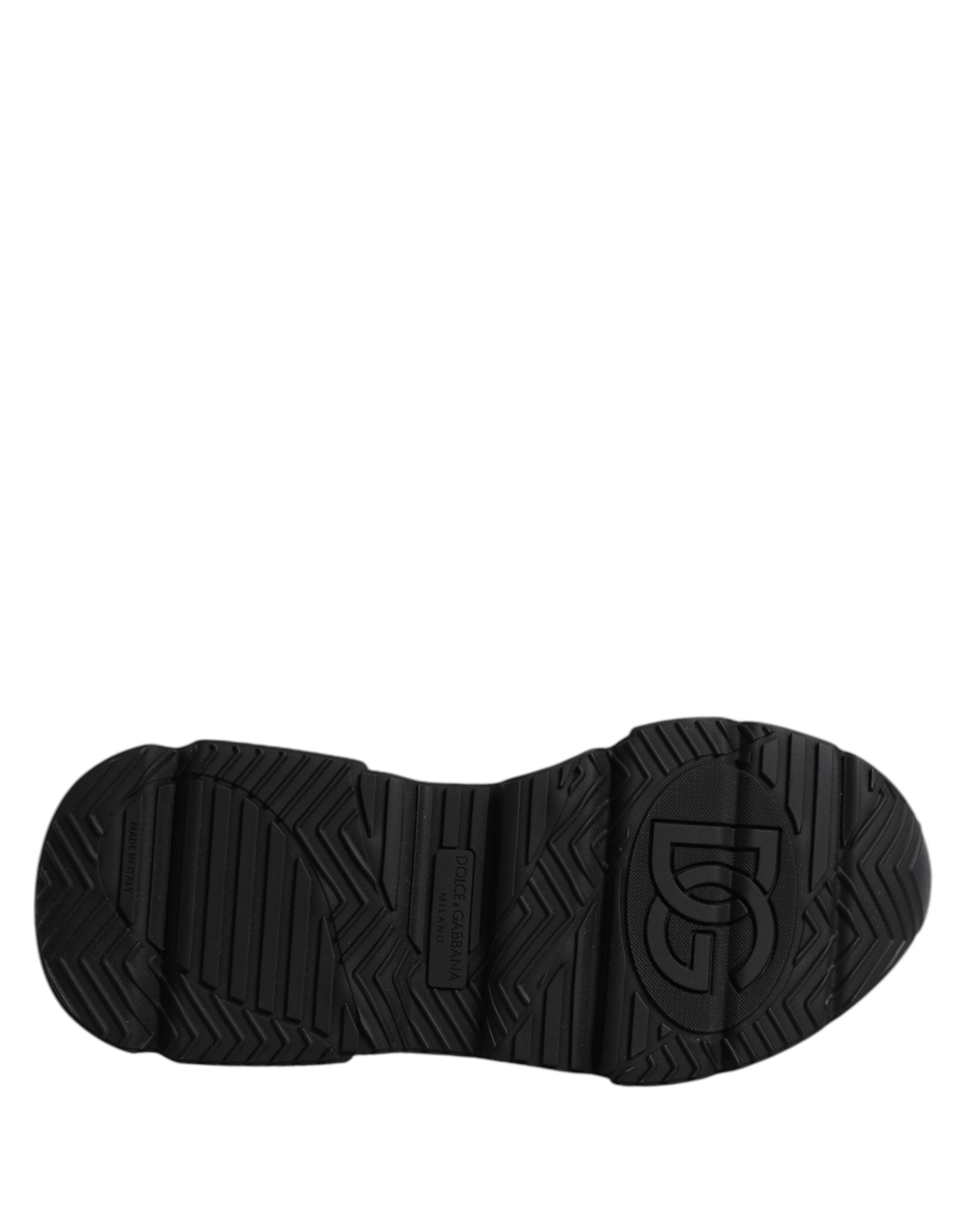 Dolce & Gabbana Daymaster Sneakers από Δέρμα Μοσχαριού σε Λευκό και Μαύρο