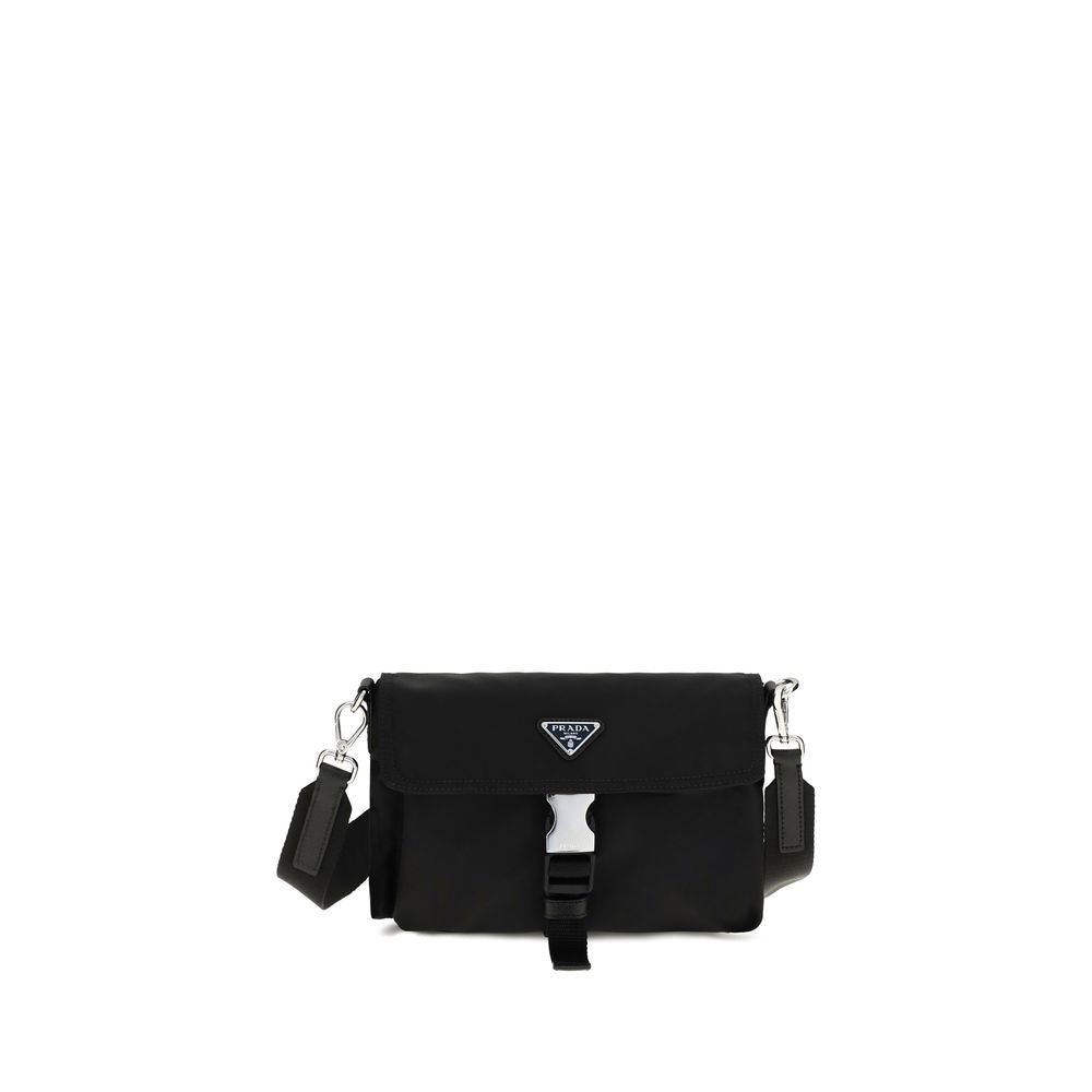 Prada Re-Nylon Shoulder Bag in Black