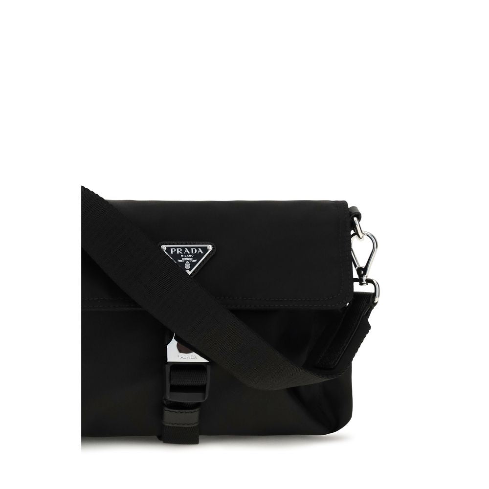 Prada Re-Nylon Shoulder Bag in Black