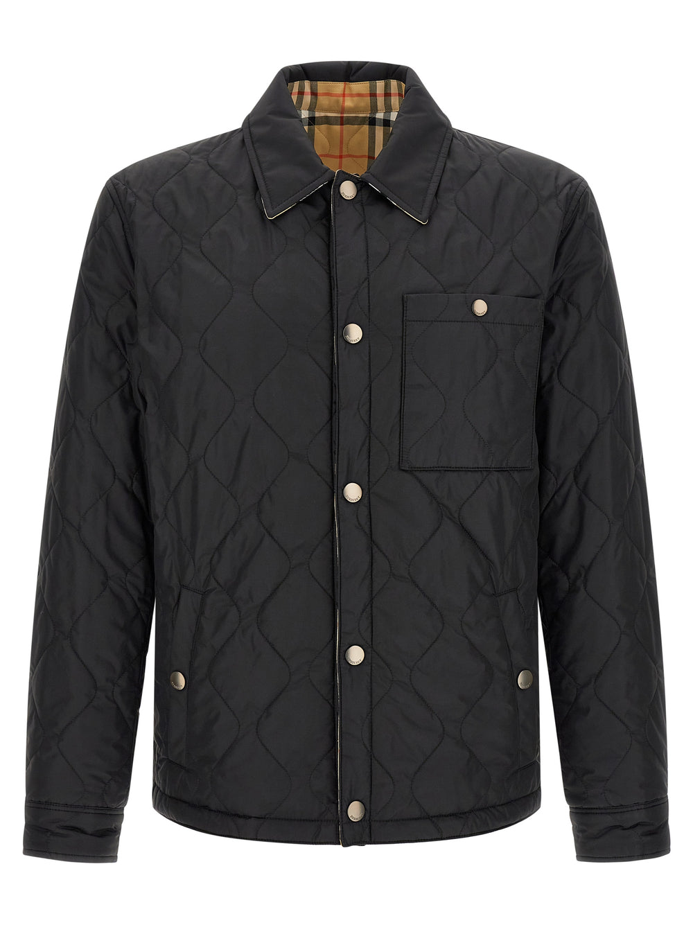 Burberry Reversible Quilted Jacket in Black