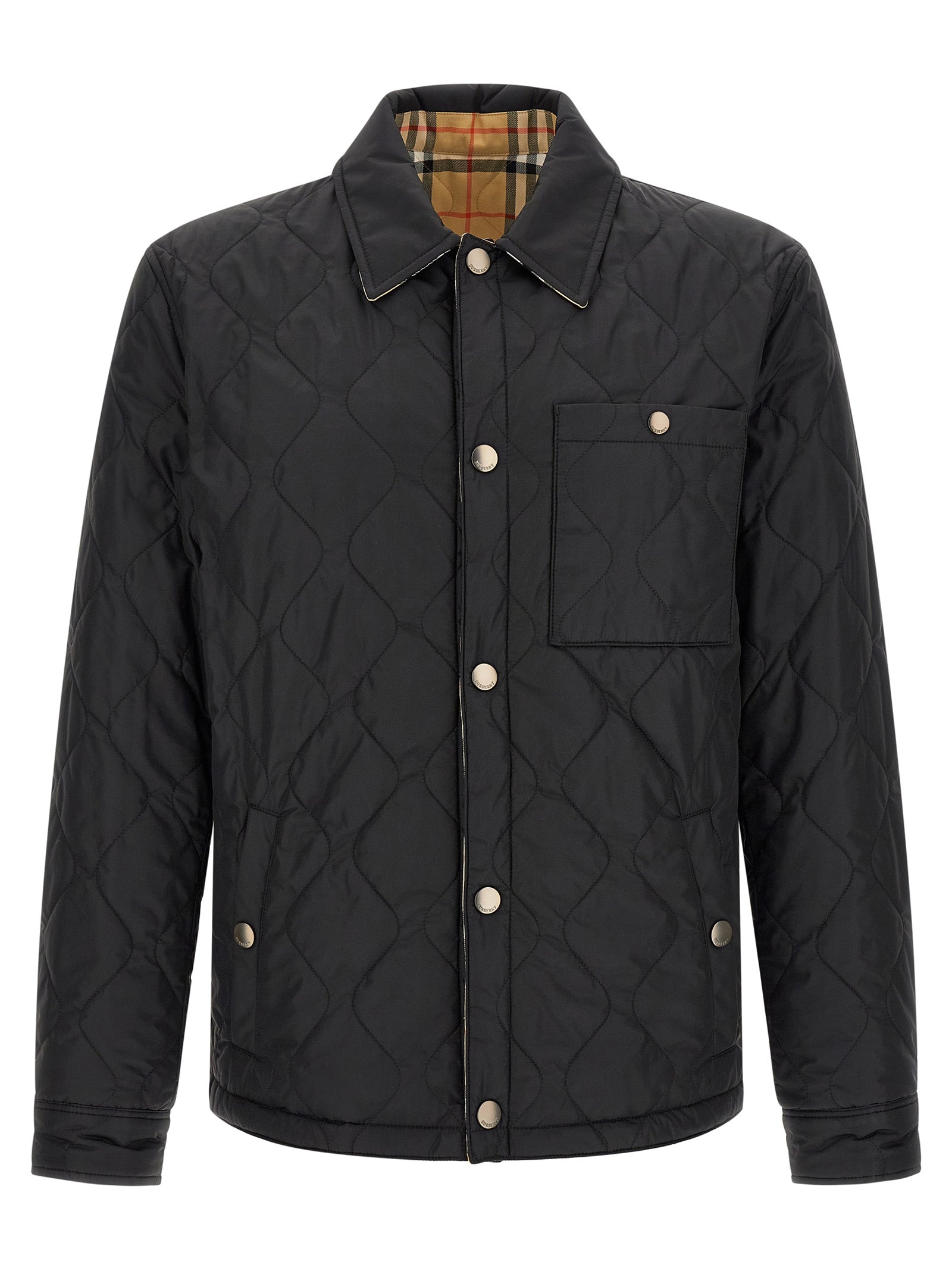 Burberry Reversible Quilted Jacket in Black