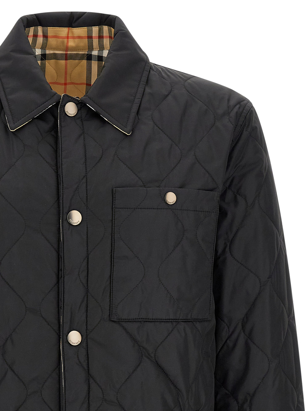 Burberry Reversible Quilted Jacket in Black