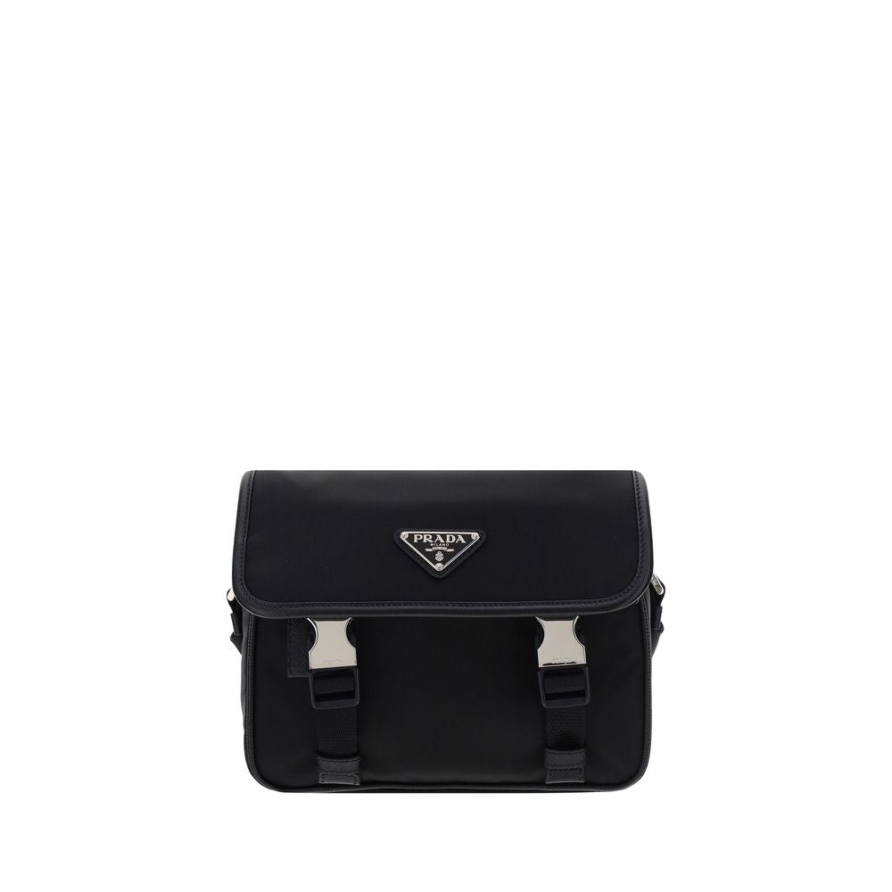 Prada Re-Nylon Shoulder Bag in Black