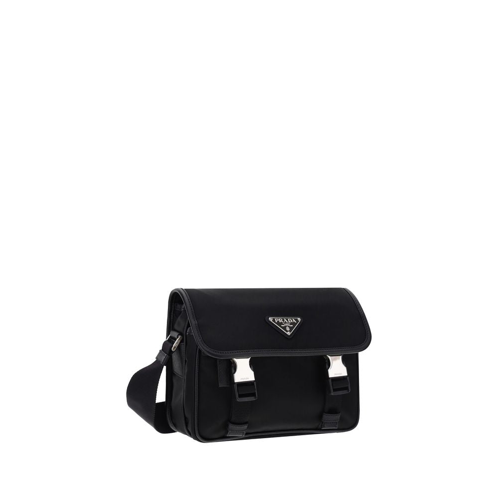 Prada Re-Nylon Shoulder Bag in Black