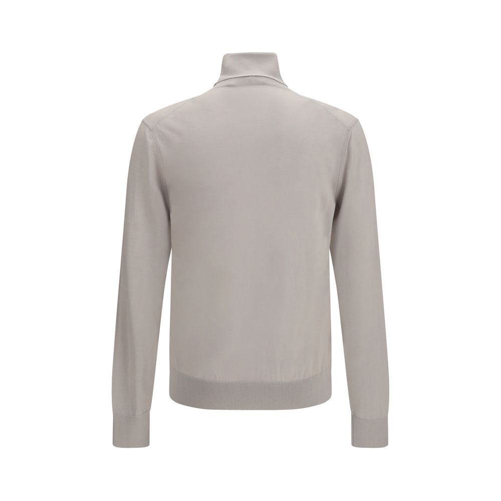 Dolce & Gabbana 100% Cashmere Turtleneck Sweater in Beige