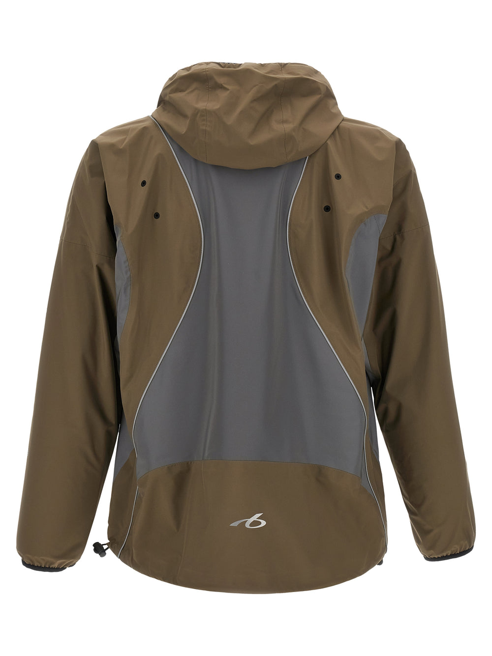 Gray Polyester Parka