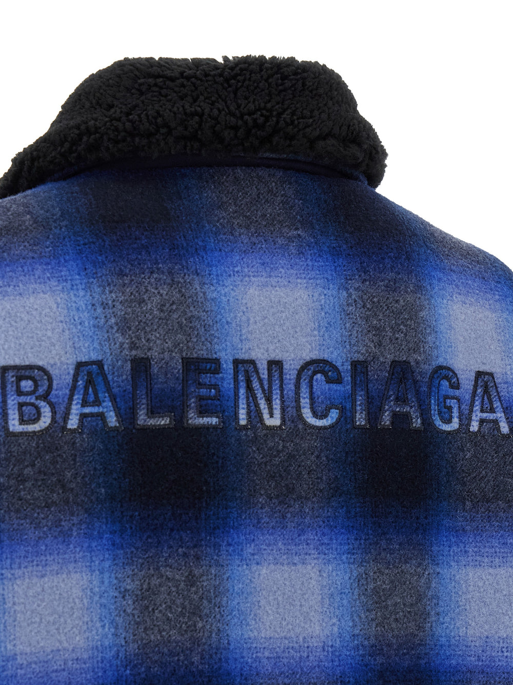 Blue Virgin Wool Bomber