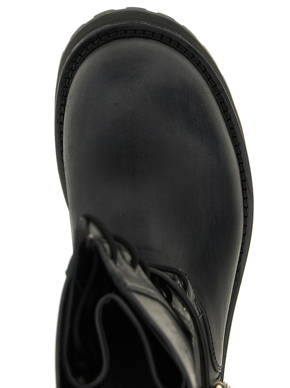 Black Calfskin Ankle Boots