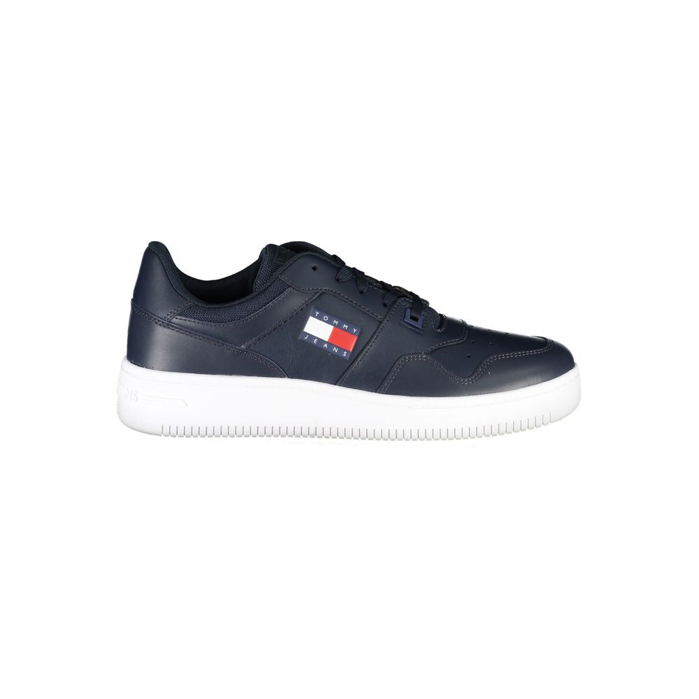 Tommy Hilfiger Δερμάτινο Sneaker Μπλε