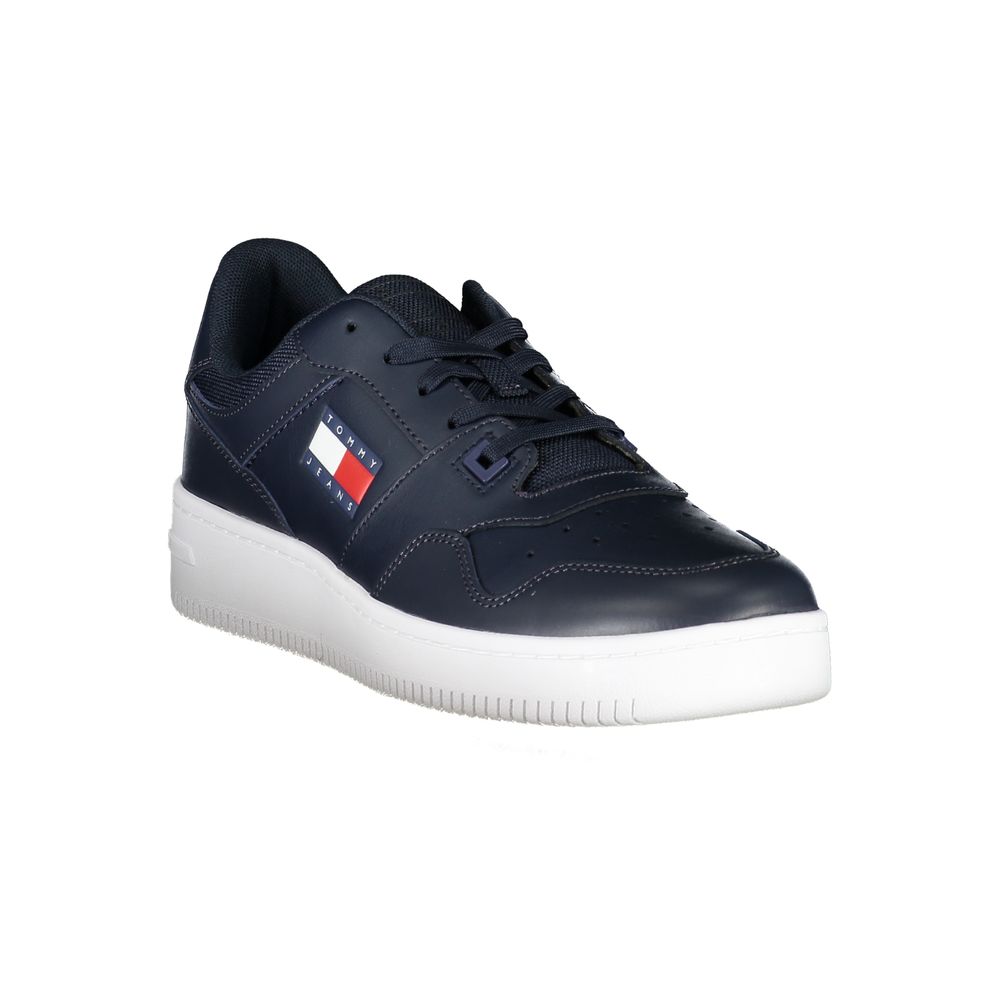 Tommy Hilfiger Δερμάτινο Sneaker Μπλε