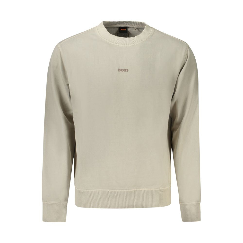 Hugo Boss Cotton Sweater in Beige
