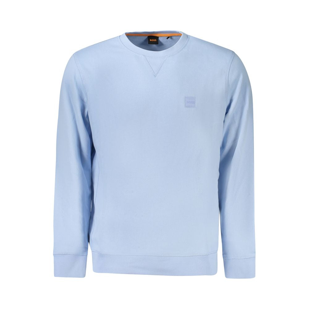 Hugo Boss 100% Cotton Sweatshirt in Light Blue