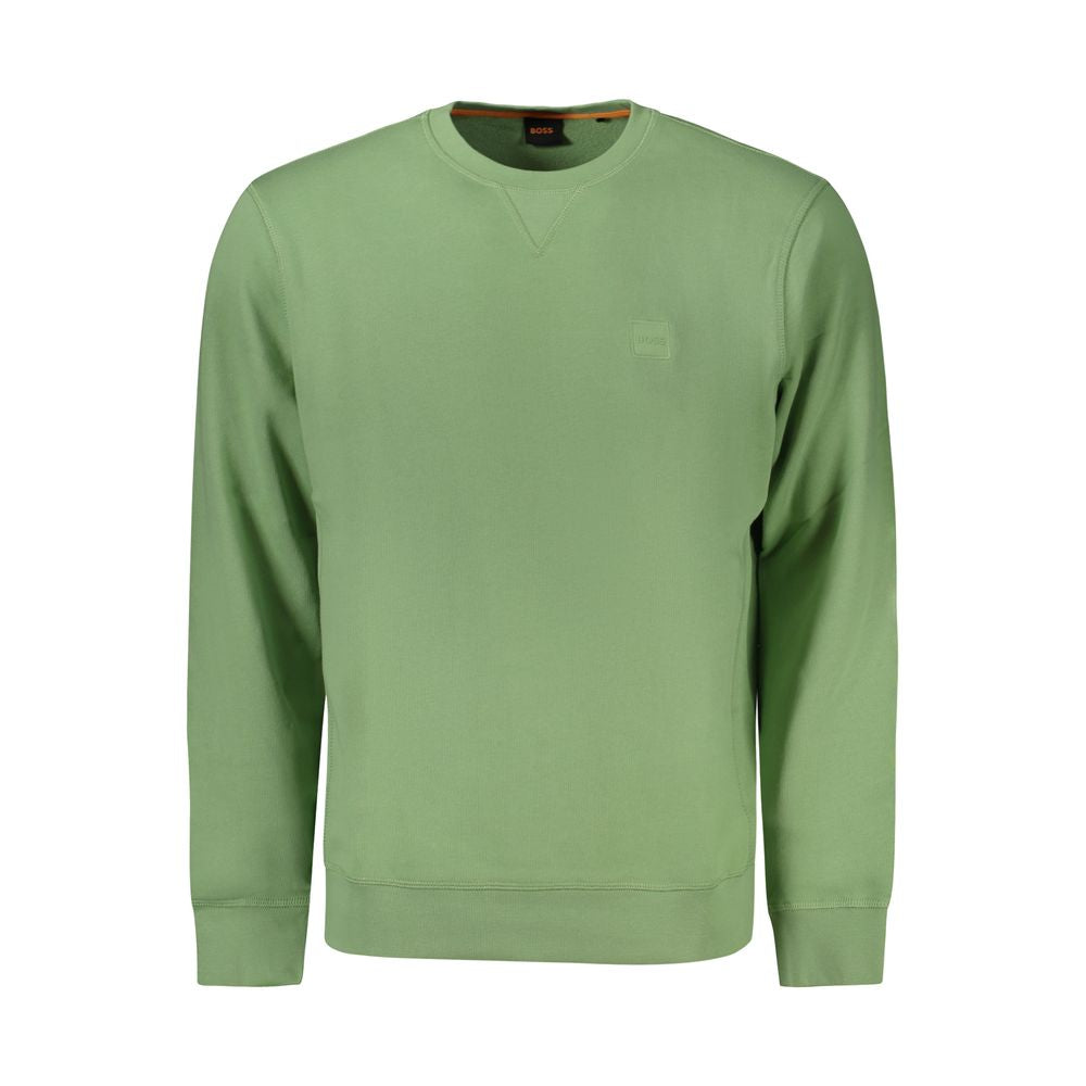 Hugo Boss 100% Cotton Sweatshirt in Green