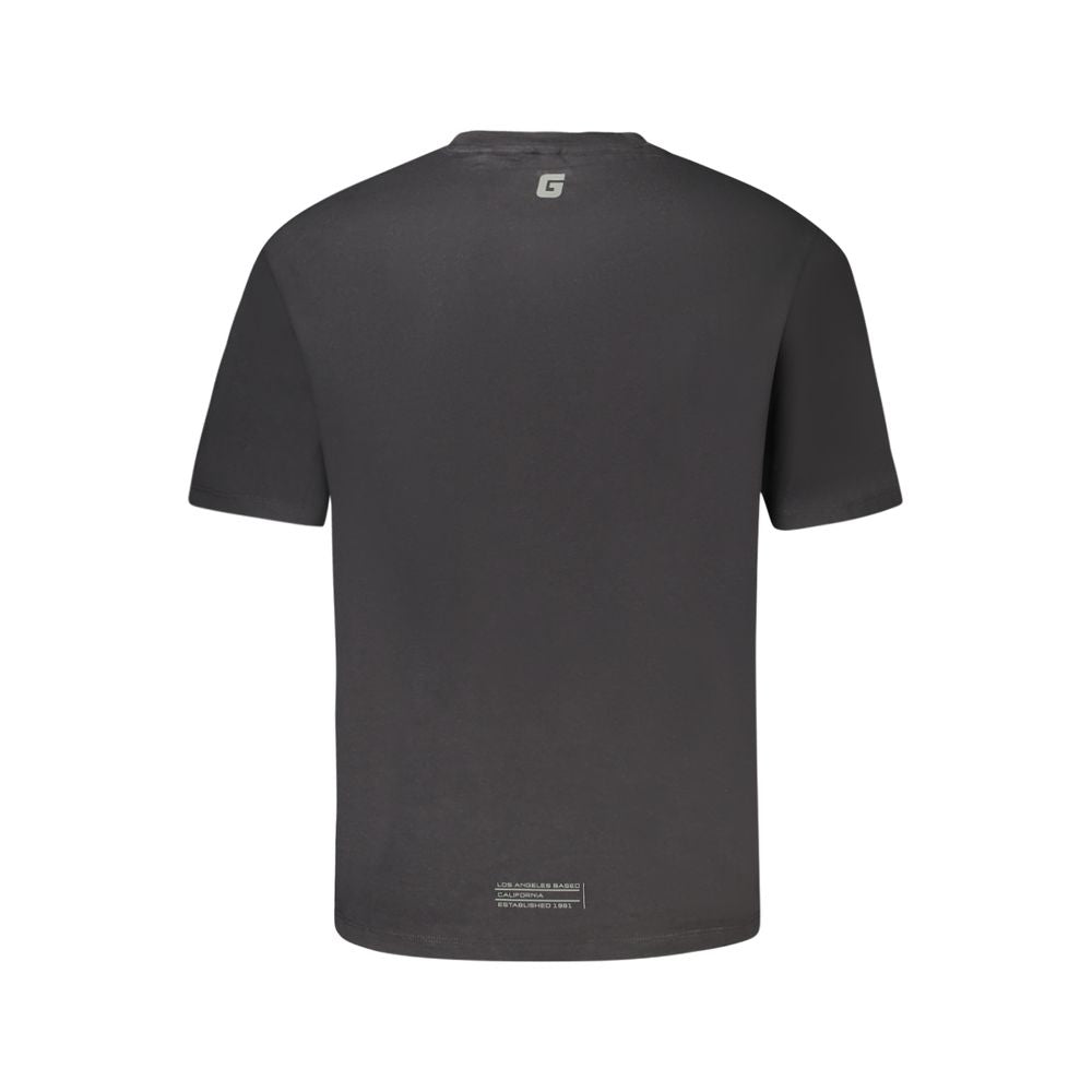 Guess Black Cotton T-Shirt
