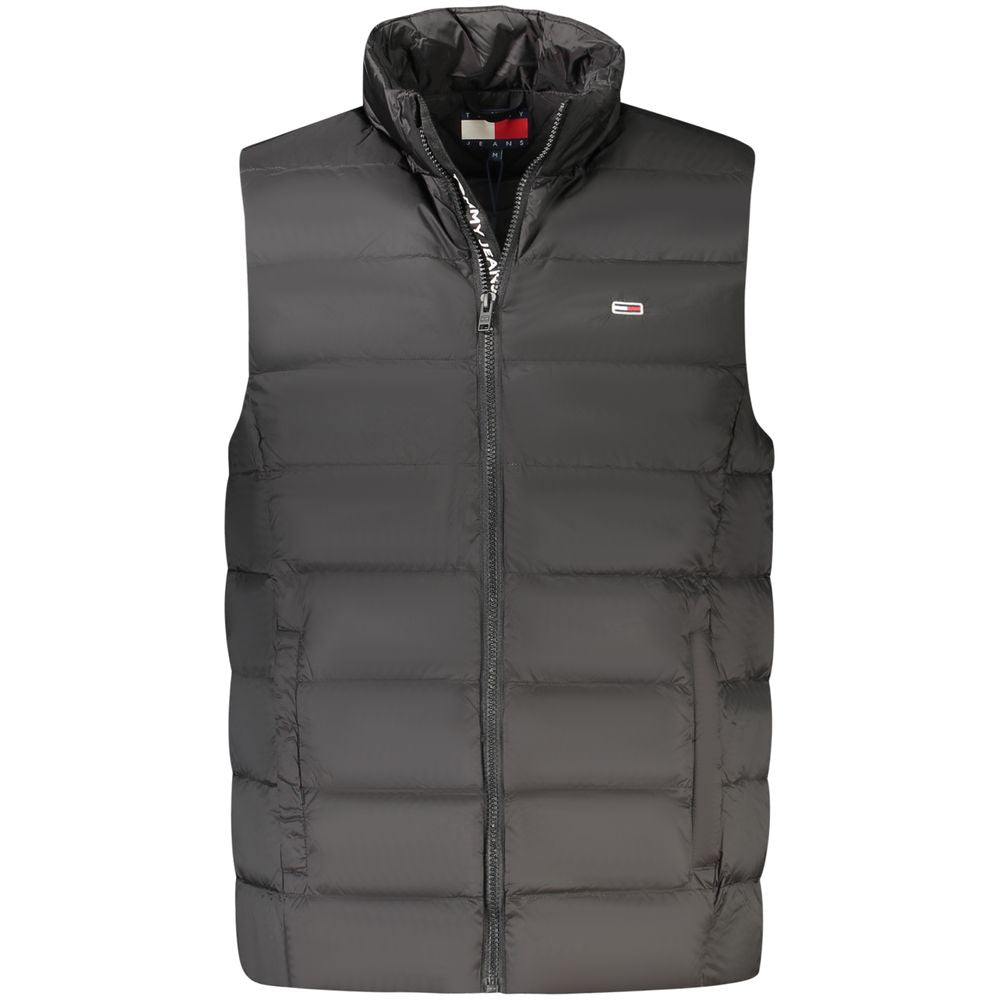 Tommy Hilfiger Μπουφάν Αμάνικο από Νάιλον Μαύρο