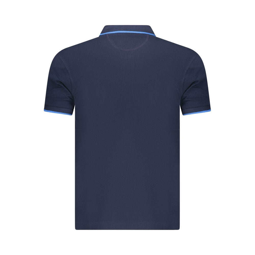 La Martina 100% Cotton Polo Shirt in Blue