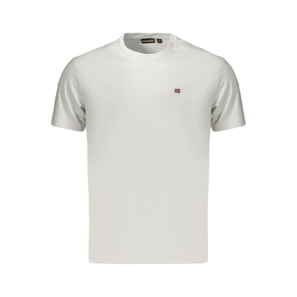 Napapijri Γκρι Βαμβακερό T-Shirt