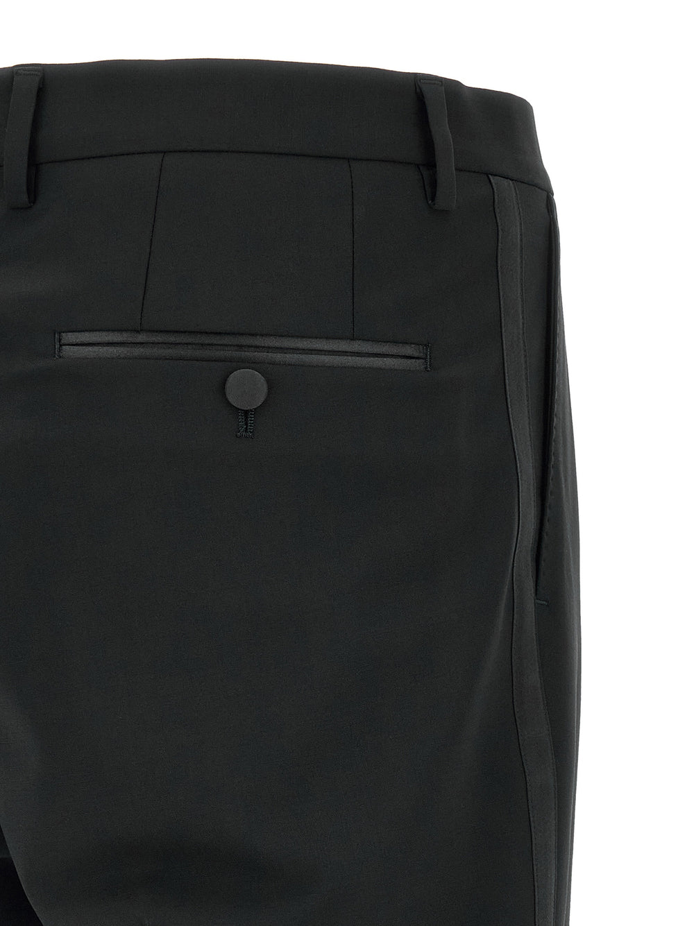 Dolce & Gabbana Virgin Wool Two-Piece Suit in Black