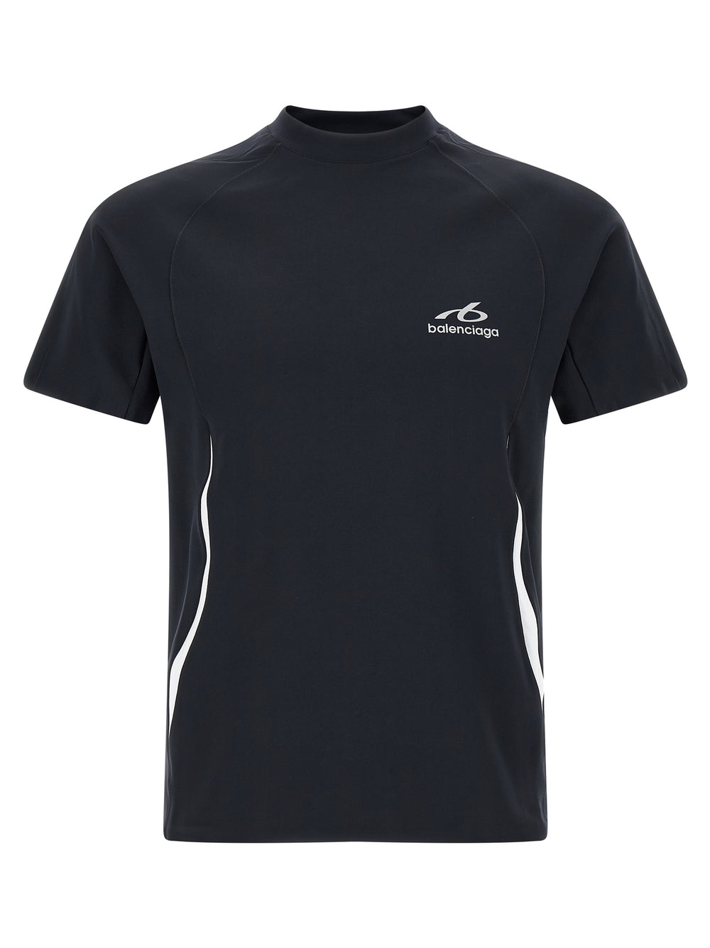 Balenciaga T-Shirt από Τεχνικό Ύφασμα σε Σκούρο Μπλε