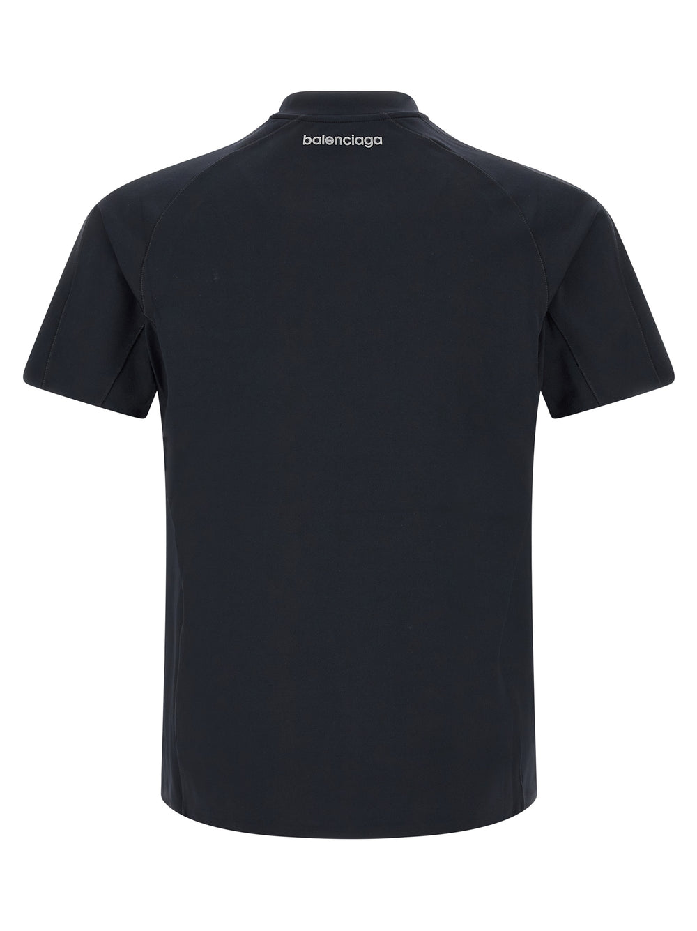 Balenciaga T-Shirt από Τεχνικό Ύφασμα σε Σκούρο Μπλε