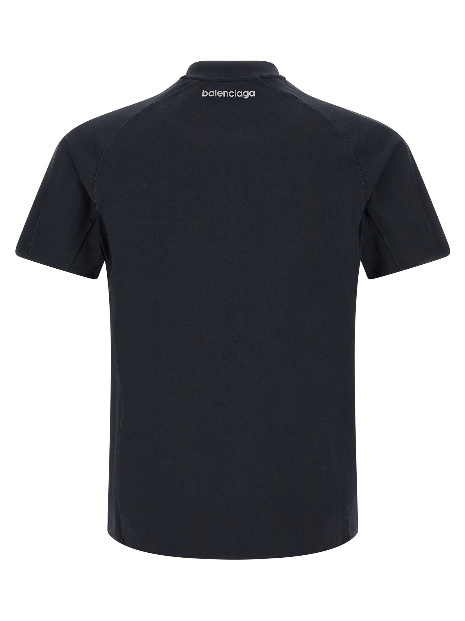 Balenciaga Stretch Technical T-Shirt in Blue