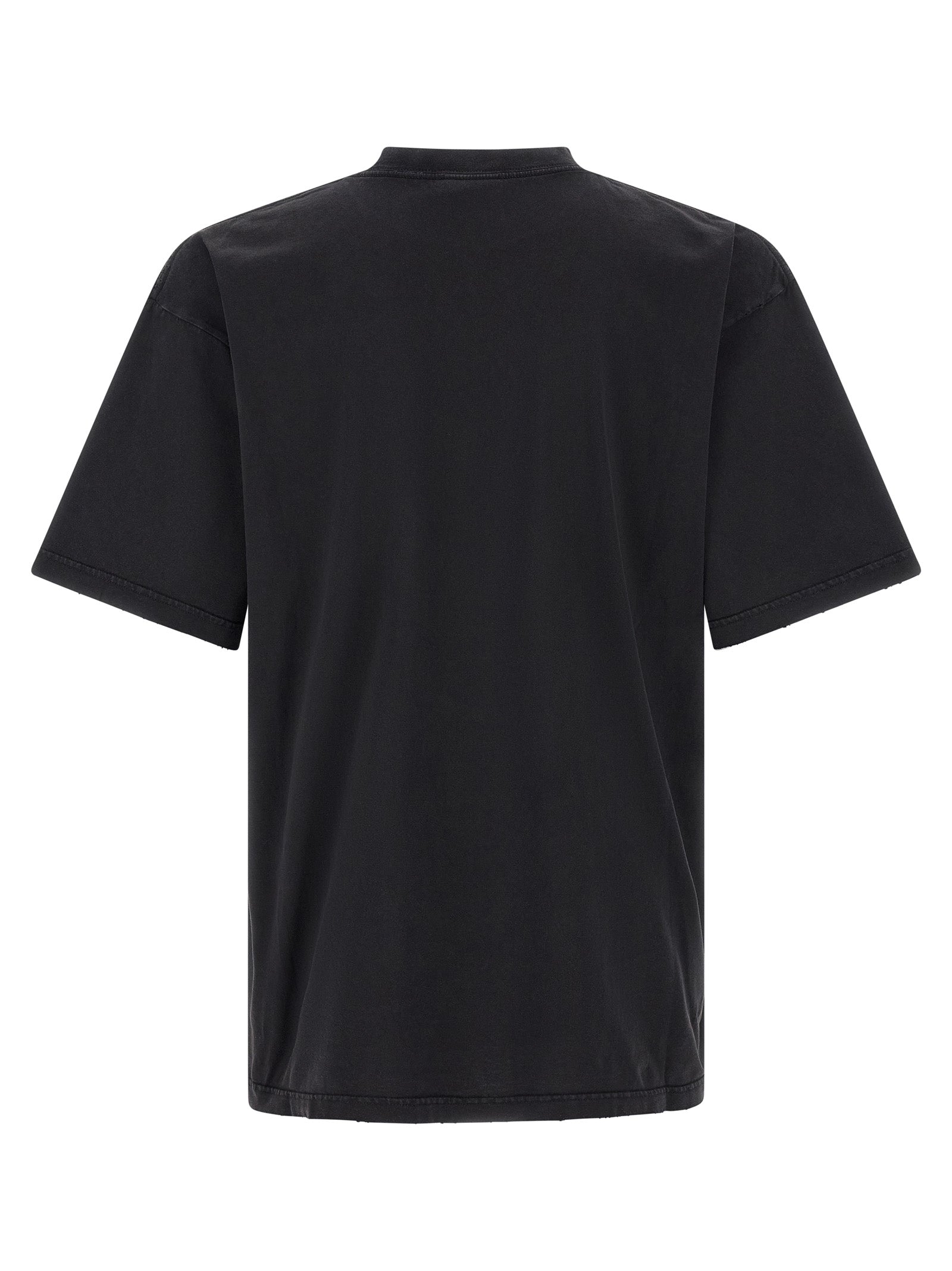 Balenciaga Cotton T-Shirt in Black