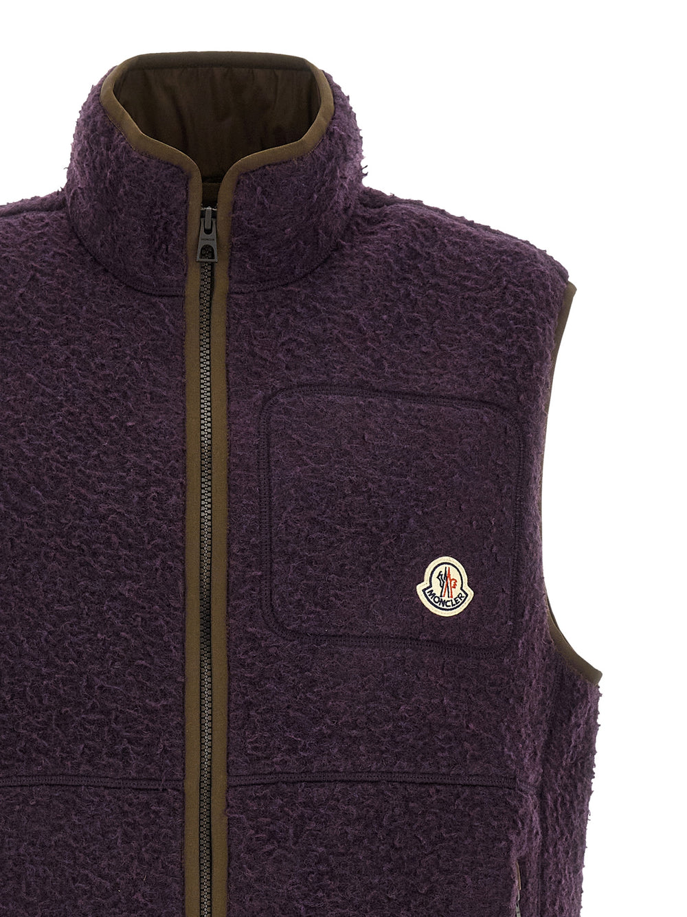Moncler Sleeveless Jacket in Purple