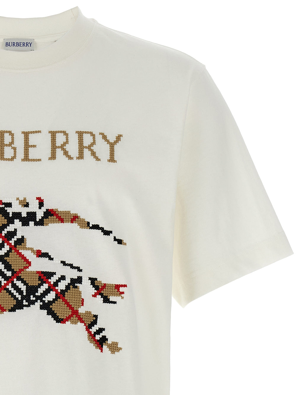 Burberry Cotton T-Shirt in White