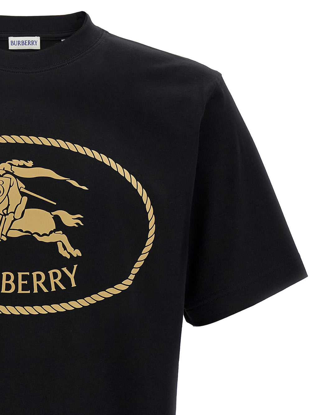 Burberry Cotton T-Shirt in Black