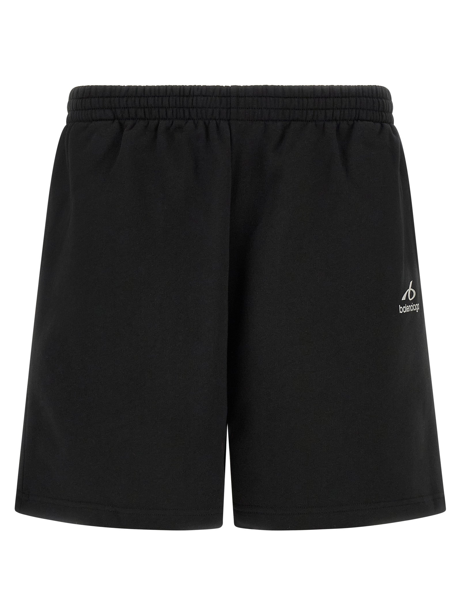 Balenciaga Cotton Bermuda Shorts in Black