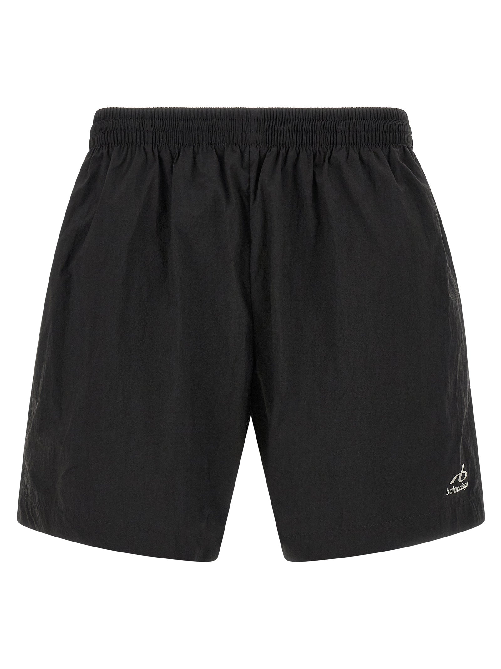 Balenciaga 100% Polyamide Shorts in Black