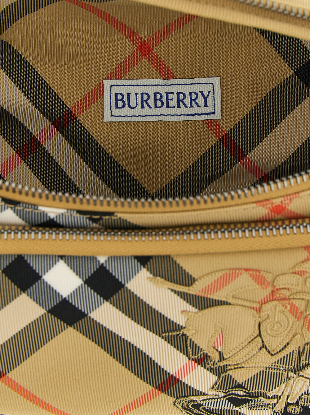 Burberry Τσάντα Ώμου από Πολυεστέρα σε Μπεζ