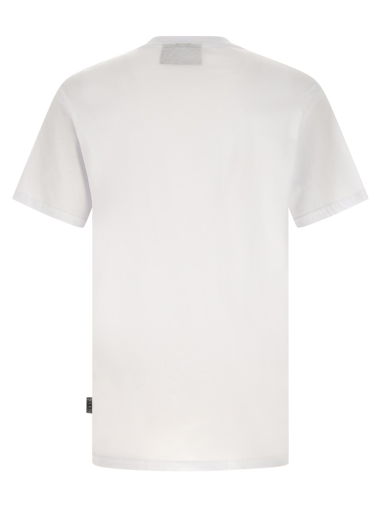 Philipp Plein Bicolor Cotton T-Shirt in White/Black