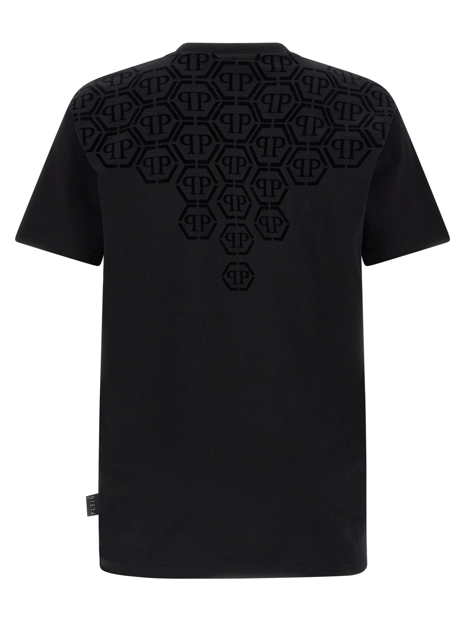 Philipp Plein 100% Cotton T-Shirt in Black