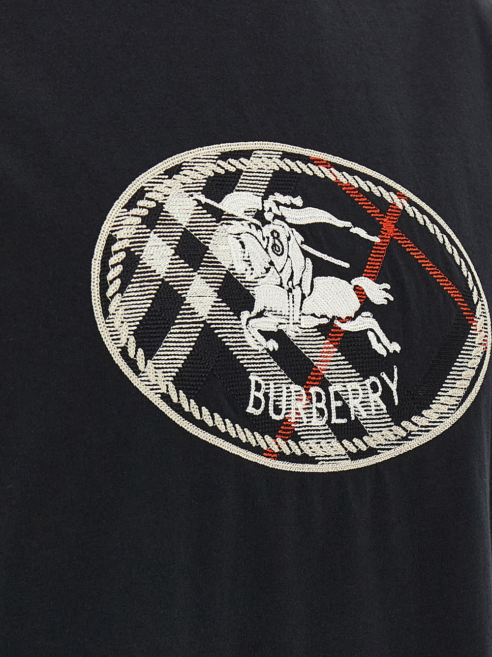 Burberry Βαμβακερό T-Shirt σε Μαύρο