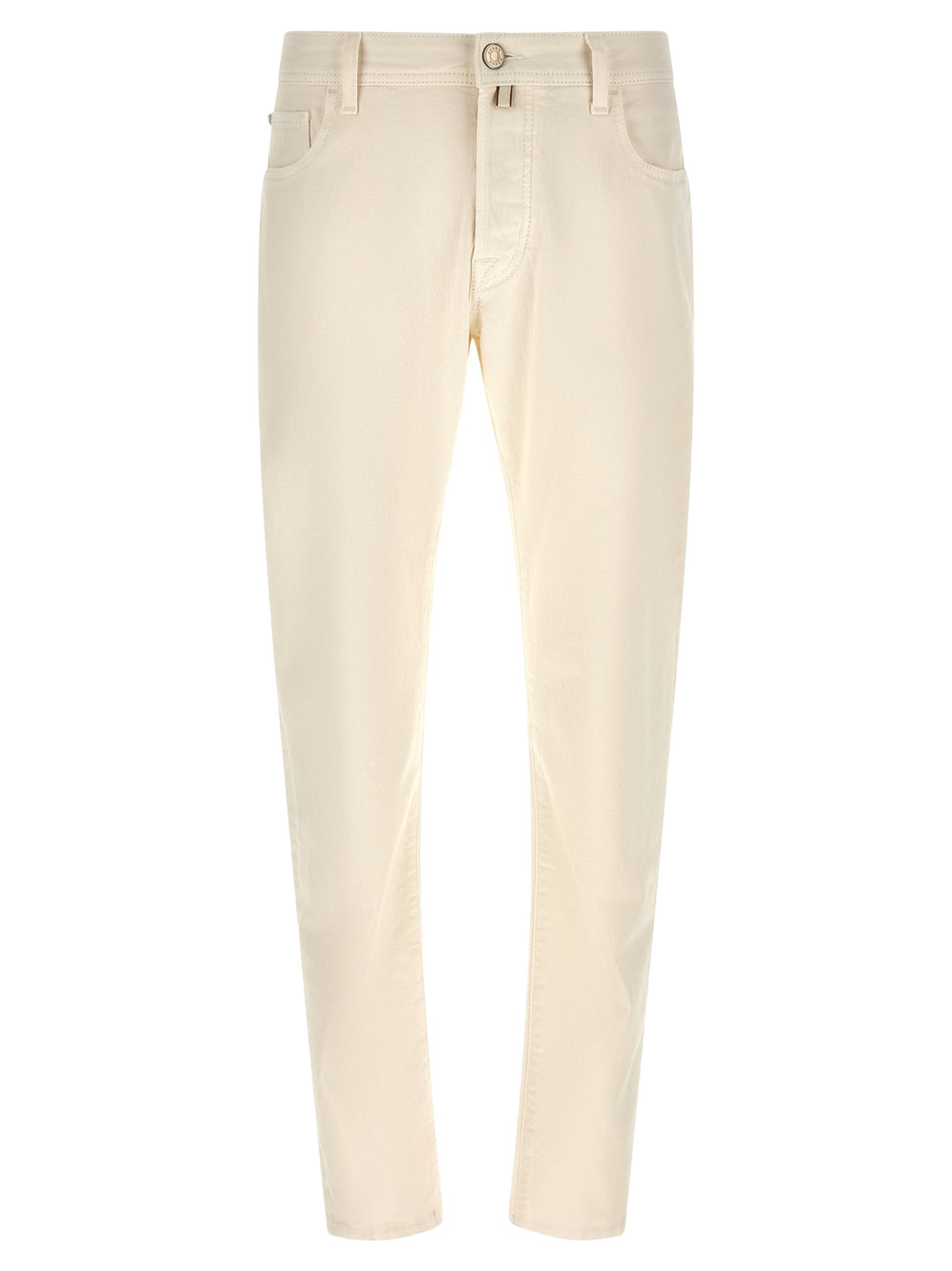 Jacob Cohen Cotton Tapered Jeans in White