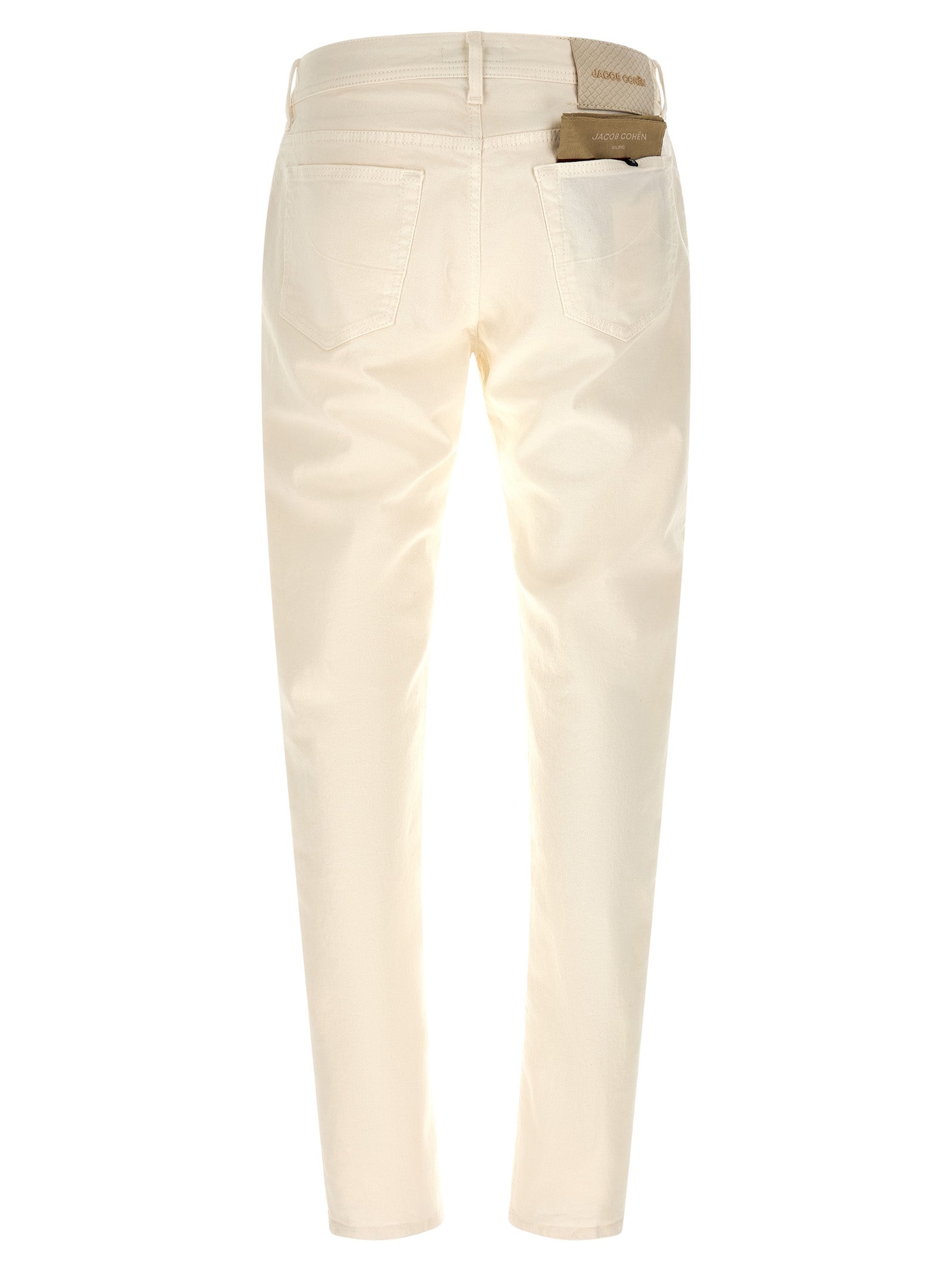 Jacob Cohen Cotton Tapered Jeans in White