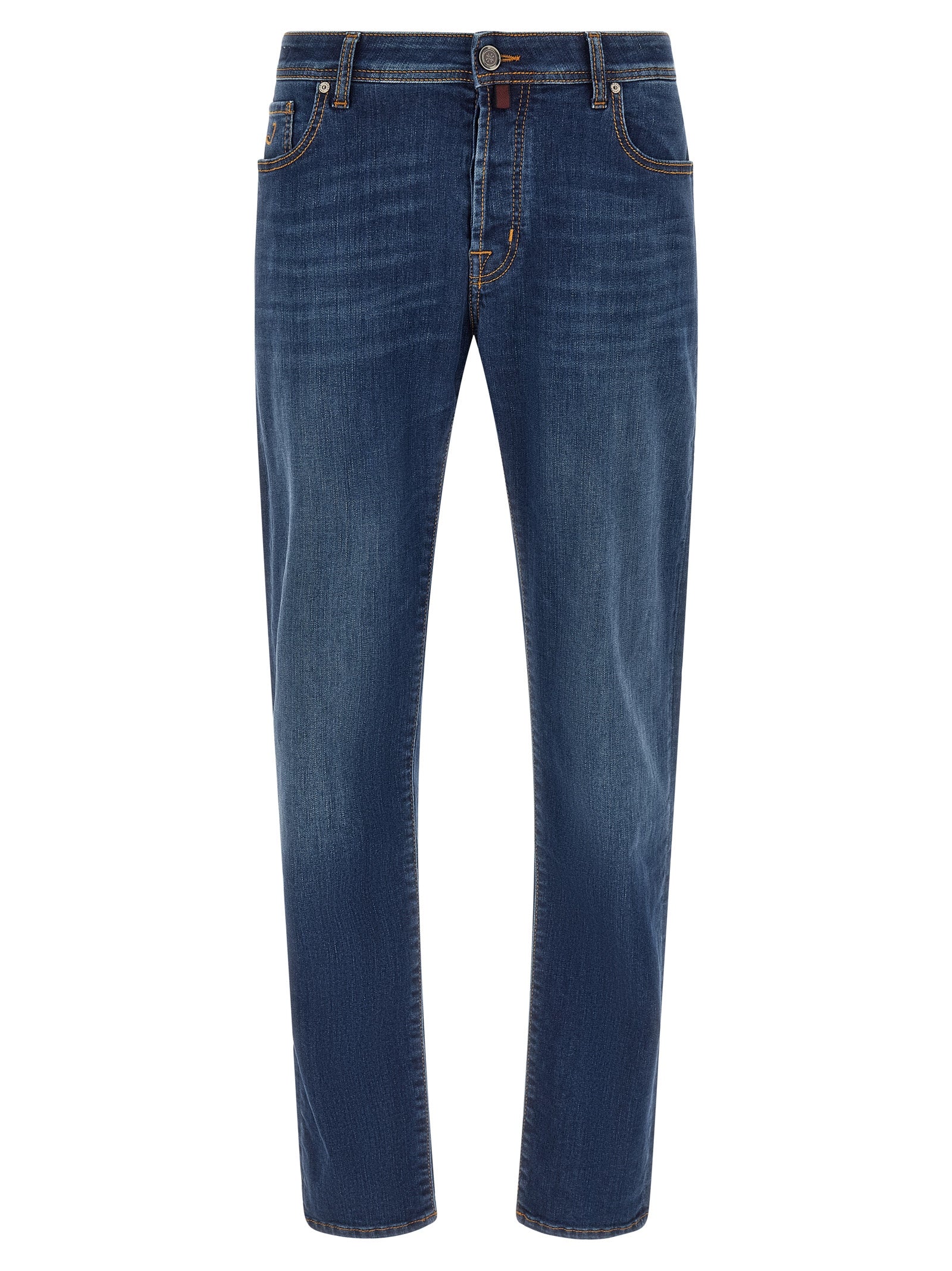 Jacob Cohen Cotton Straight-Leg Jeans in Blue