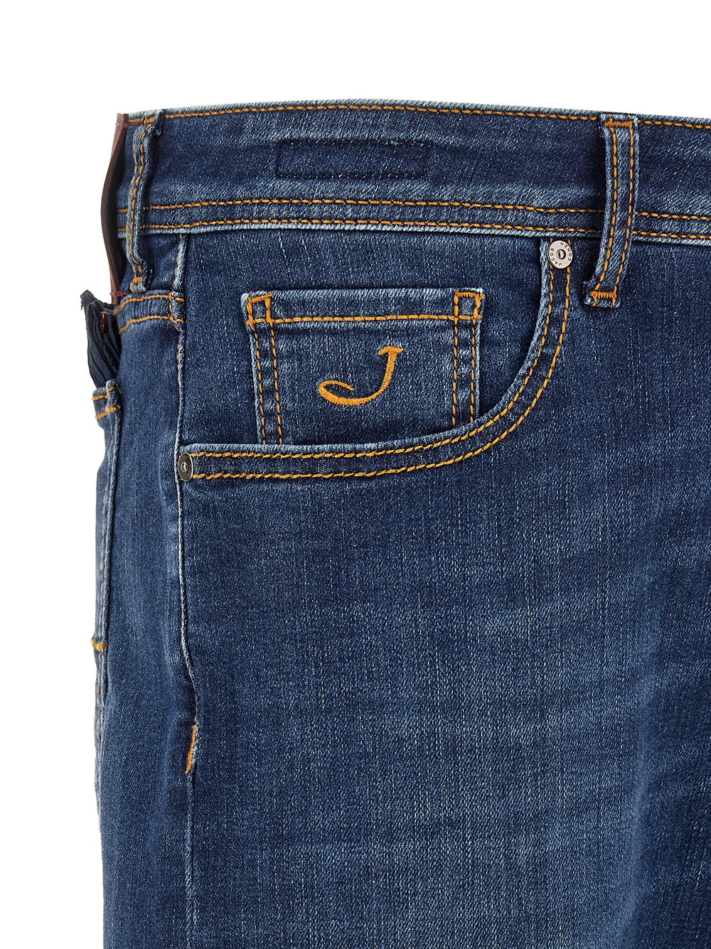 Jacob Cohen Cotton Straight-Leg Jeans in Blue