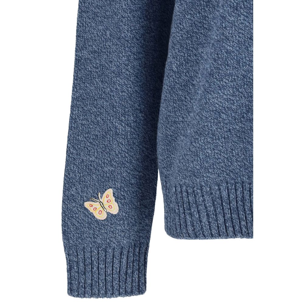 Valentino Garavani 100% Wool Sweater in Blue