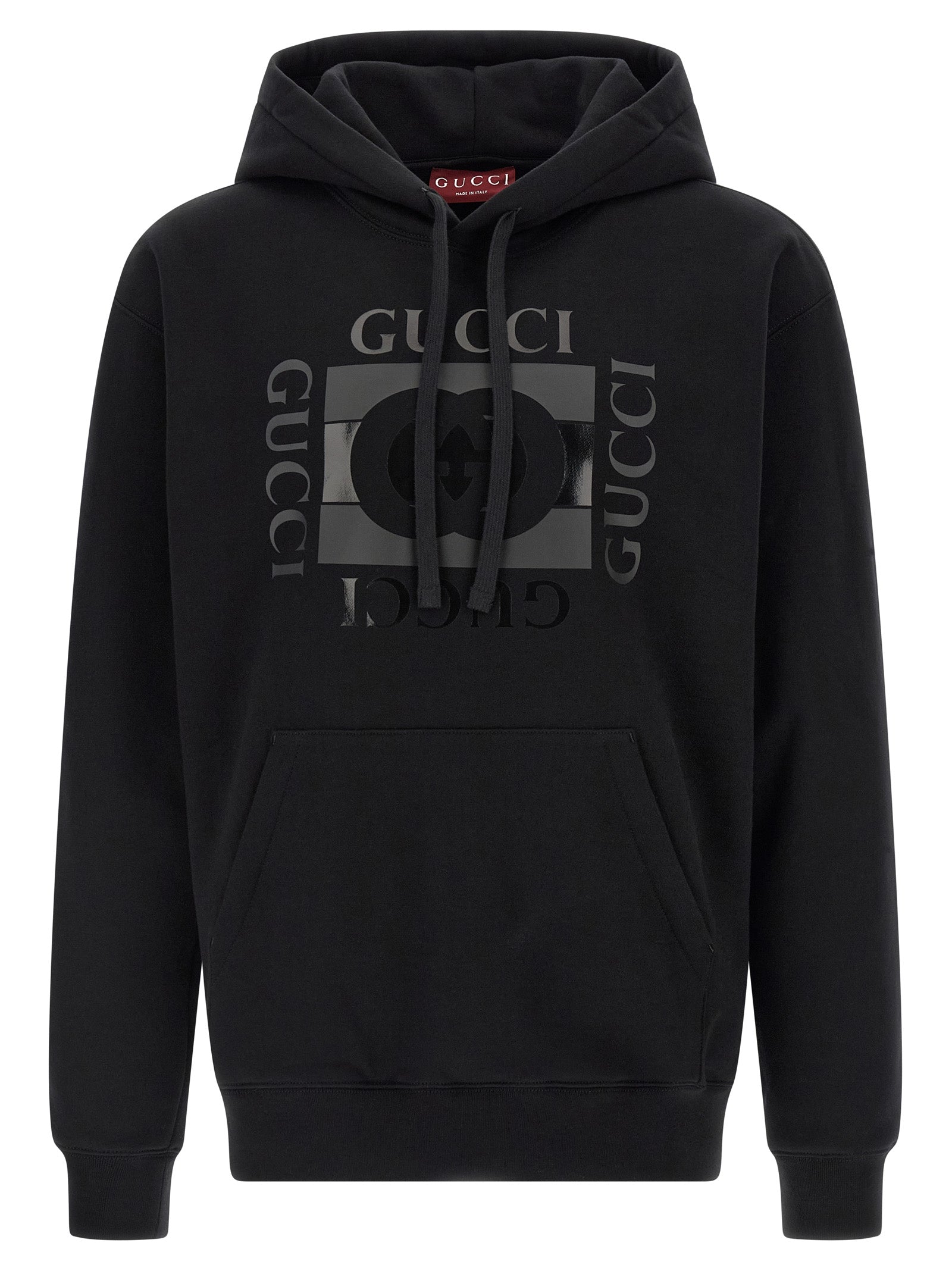 Gucci Cotton Sweatshirt in Black