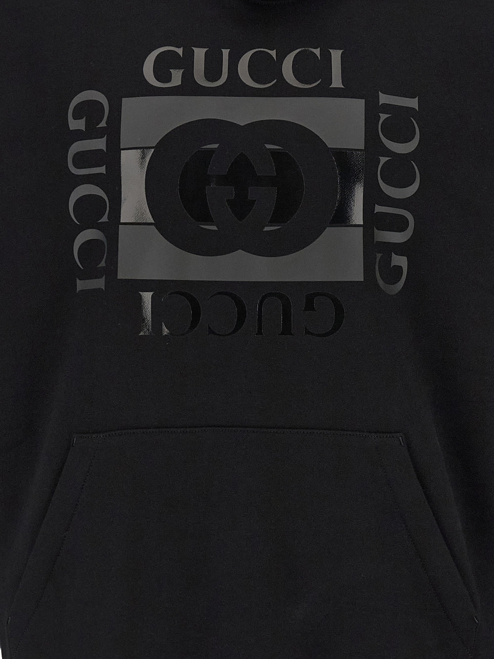 Gucci Βαμβακερό Φούτερ σε Μαύρο