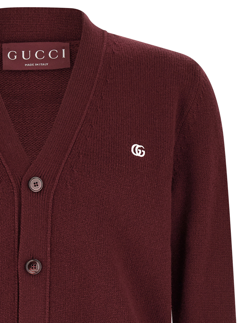 Gucci Ζακέτα από 100% Κασμίρι σε Μπορντώ