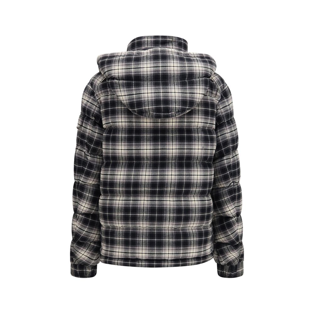 Moncler Airor Cotton Hooded Down Jacket in Black