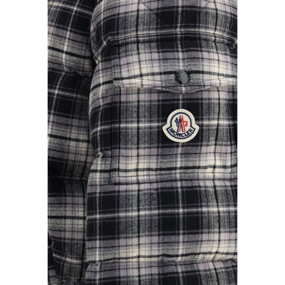 Moncler Airor Cotton Hooded Down Jacket in Black
