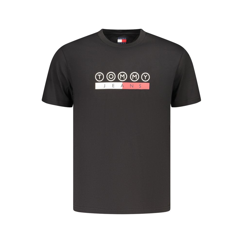 Tommy Hilfiger Μαύρο Βαμβακερό T-shirt