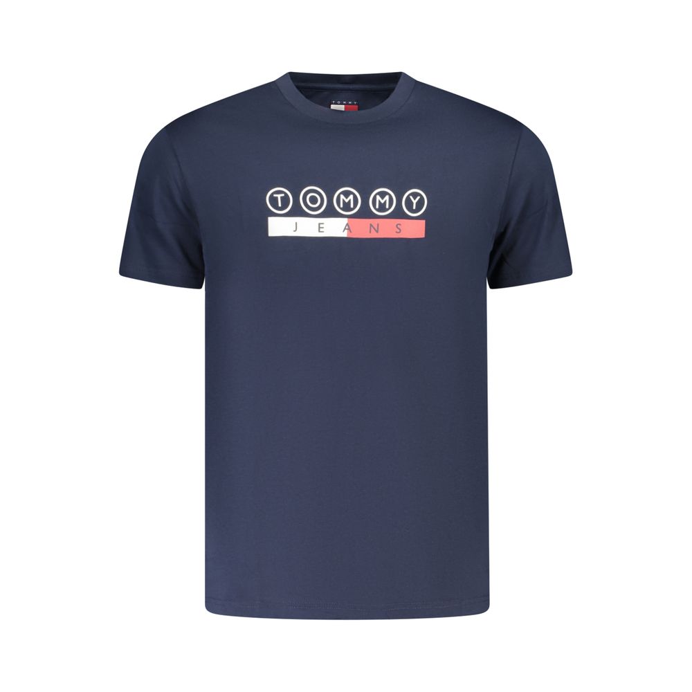 Tommy Hilfiger Βαμβακερό T-Shirt Μπλε