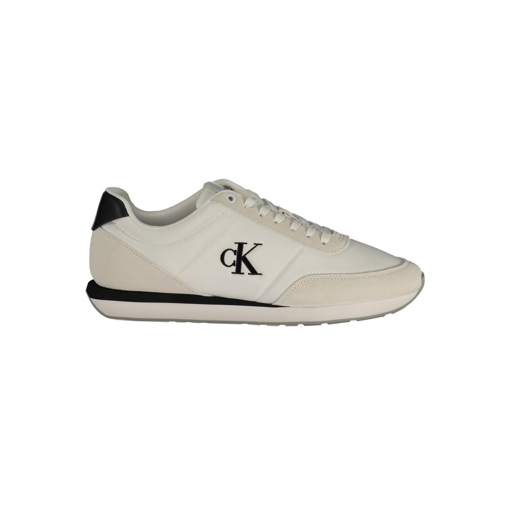 Calvin Klein Λευκά Αθλητικά Sneakers από Πολυεστέρα