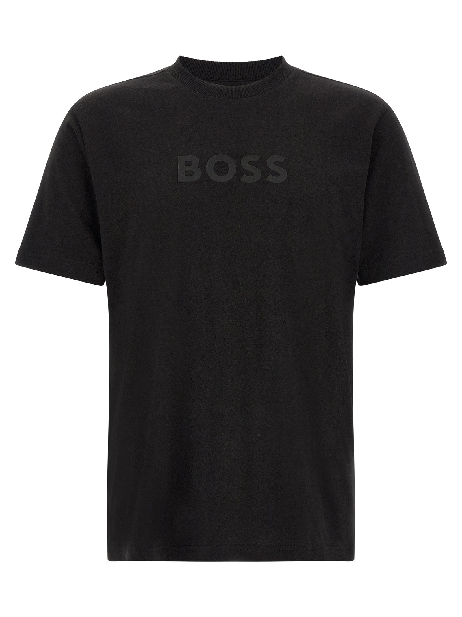 Hugo Boss Βαμβακερό T-Shirt σε Μαύρο