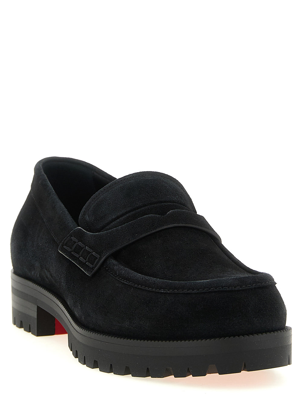 Christian Louboutin Loafers από Δέρμα Μοσχαριού σε Μαύρο